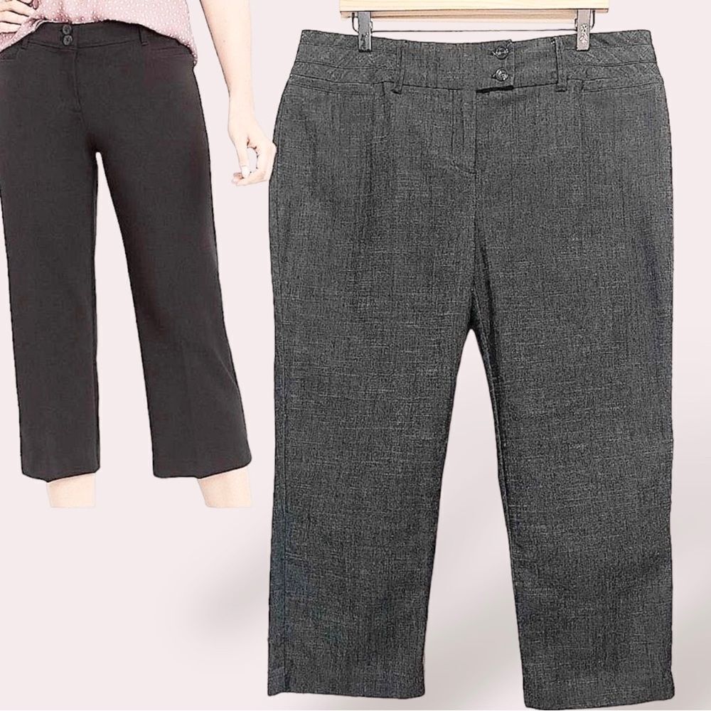 Maurices Gray Ankle Pants